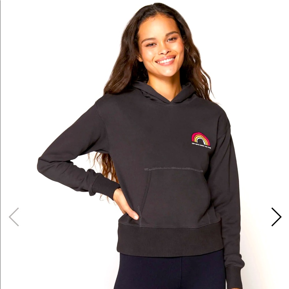 Spiritual Gangster Let Love Lead the Way Shrunken Hoodie